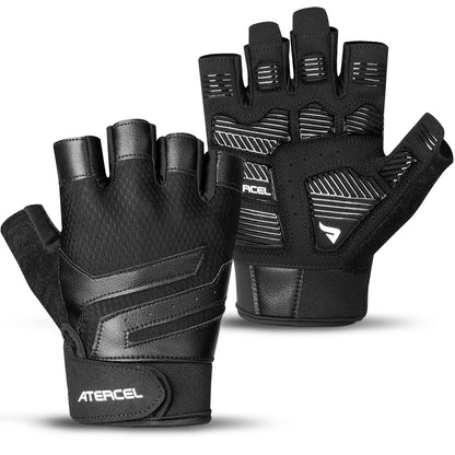 ATERCEL Gym Workout Gloves for Men and Women, Weight Lifting Gloves with Excellent Grip, Lightweight Fitness Gloves for Training, Cycling, Pull Ups, Exercise, Climbing, Rowing and Weightlifting