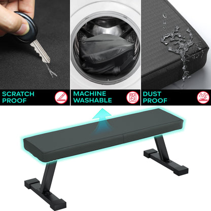 Crostice Weight Bench Cover Compatible with Tonal Accessories, Protective Cover for Workout Bench, Exercise Strength Training Accessories Protector, Scratch-Resistant, Water-Proof, Protect from Pets