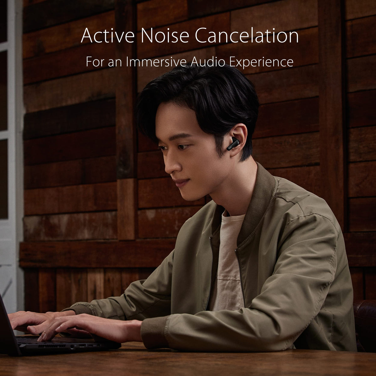 ASUS ROG Cetra True Wireless Gaming Earbuds – Bluetooth, Low-Latency, ANC Noise Cancelling, Touch Control, IPX4 Water Resistant, 27Hr Battery, Wireless Charging, for PC, Mobile, Switch, Ally/X - Black