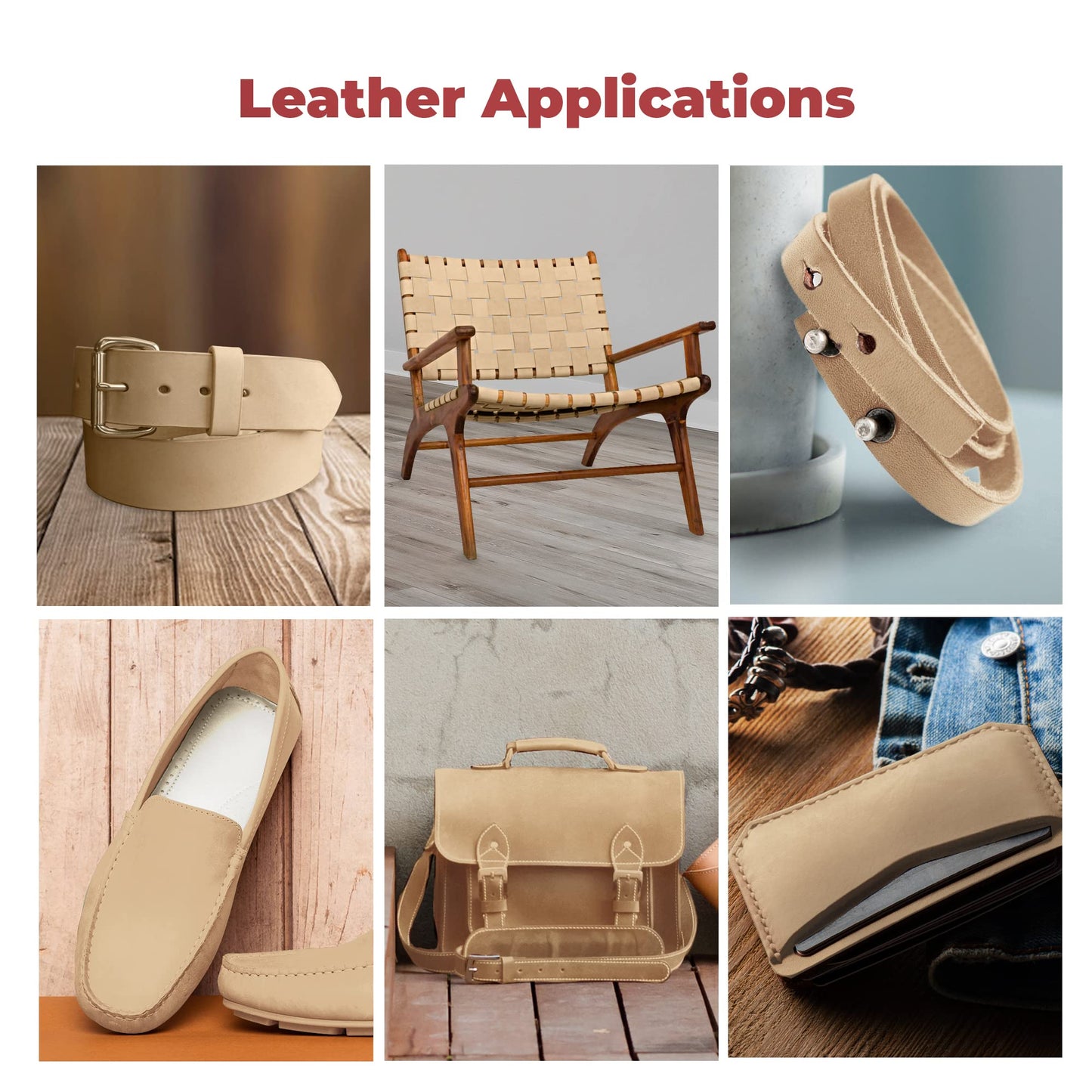ELW Belt Blanks Strips/Straps 8/9 oz. (3.2-3.6mm) Thickness Size 4"x84" Full Grain Import Natural Cowhide Vegetable Tanned Leather for Tooling, Engraving, Embossing, Molding, & Dyeing