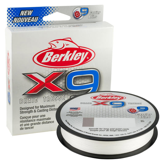 Berkley Jordan Lee x9 Braid Superline, Flame Green, 20-Pound Break Strength, 164yd Fishing Line, Suitable for Freshwater and Saltwater Environments