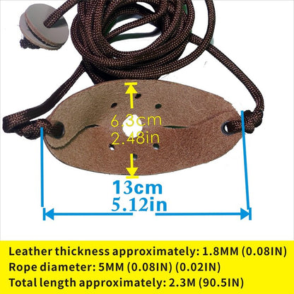 Old-Fashioned Slingshot Rock Sling Tennis Ball Thrower Shepherds Sing (1pack)