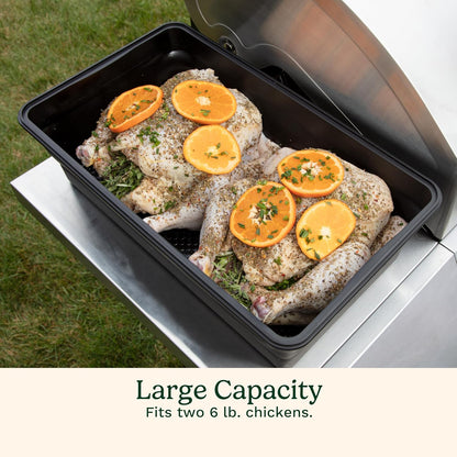 Cuisinart XL Collapsible Marinating Container, Large Capacity Grill Accessories Perfect for BBQs and Tailgates, Marinade and Brining Prep, Collapsible Silicone for Easy Storage