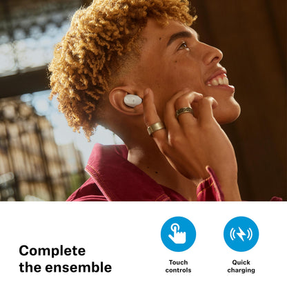Sennheiser ACCENTUM True Wireless Earbuds - Crystal-Clear Sound with Hybrid ANC, Ergonomic Design, 28-Hour Battery Life, Touch Interface, Black
