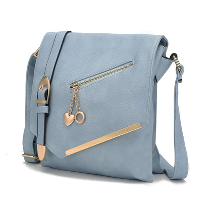 MKF Collection Crossbody Bags for Women, Sling bag Vegan Leather Shoulder bag Ladies Small Purse Handbag by Mia K