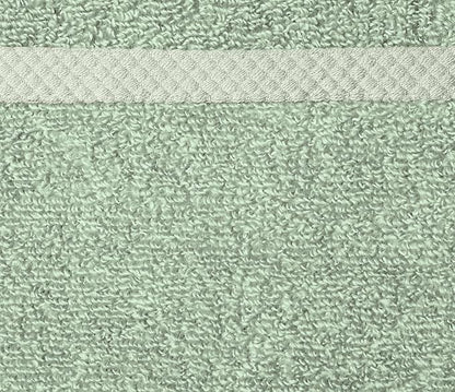 Amazon basics cotton washcloths, Lightweight quick-dry, seafoam green