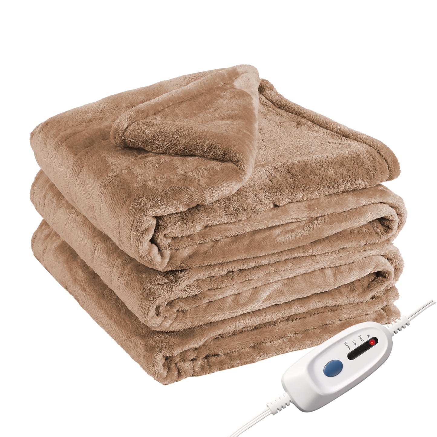 Electric Heated Blanket Full Size 72"x84", Cozy Large Oversized, 5 Heating Levels & 10 Hours Auto Off, Cozy for Bed, Sofa, & Office, Machine Washable, Purple