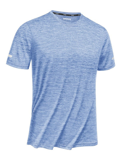 TACVASEN Workout Shirts for Men Short Sleeve Running Gym Athletic Dry Fit Shirts for Men Quick Dry Moisture Wicking Shirts for Men