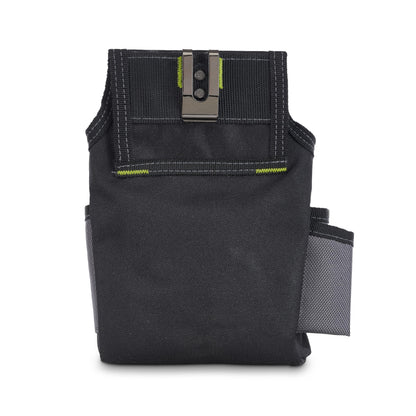 AWP Ballistic Nylon Mini Tool Pouch Multi-Pocket Organizer for Electricians, Professional Tool Box for Efficient Organization, Black/Gray | 1L-23021-2