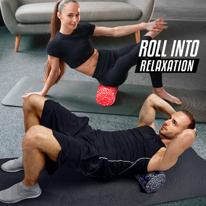 Yes4All High-Density EPP Round Back Roller Foam, Exercise Foam Roller for Yoga, Pilates & Stretching - 12, 18, 24, 36 inch