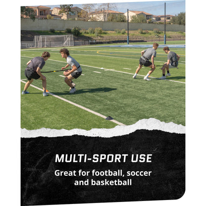 Adjustable Dual Agility Training Belt with Audible Feedback - Versatile Speed and Reaction Drill Trainer for Baseball, Softball, and Multi-Sport Agility