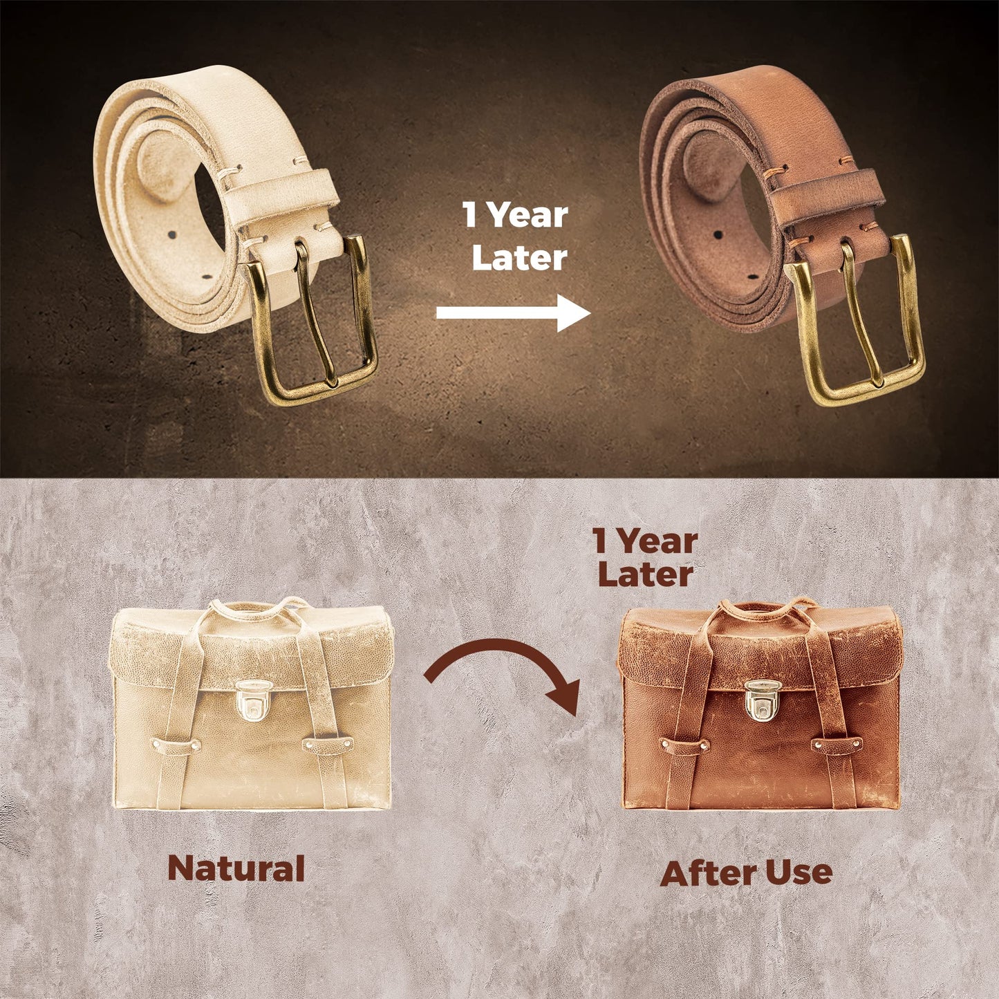 European Leather Works 11-12 oz. (4-4.8mm) Vegetable Tanned Leather Belt Blanks/Straps Size: 1-1/4"x60" (3.2x152.4cm) Full Grain Cowhide Tooling, Crafting, Knife Sheath, Furniture