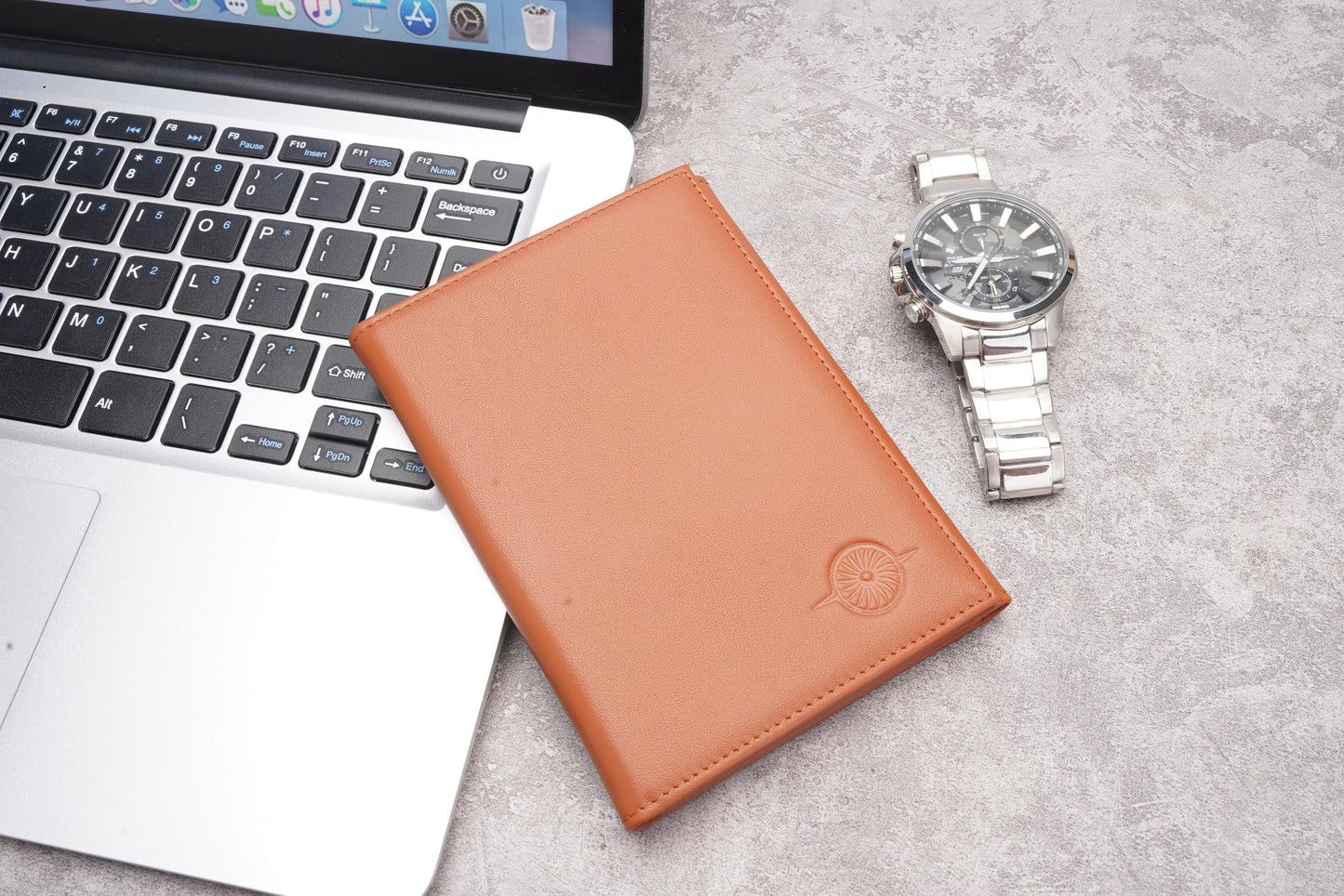 MAVRIK Pilot Document Holder – Genuine Leather Passport Wallet for Pilots – Aviation Gift, Travel Organizer, Pilot License Holder, FAA Medical Holder, Flight Bag Essential