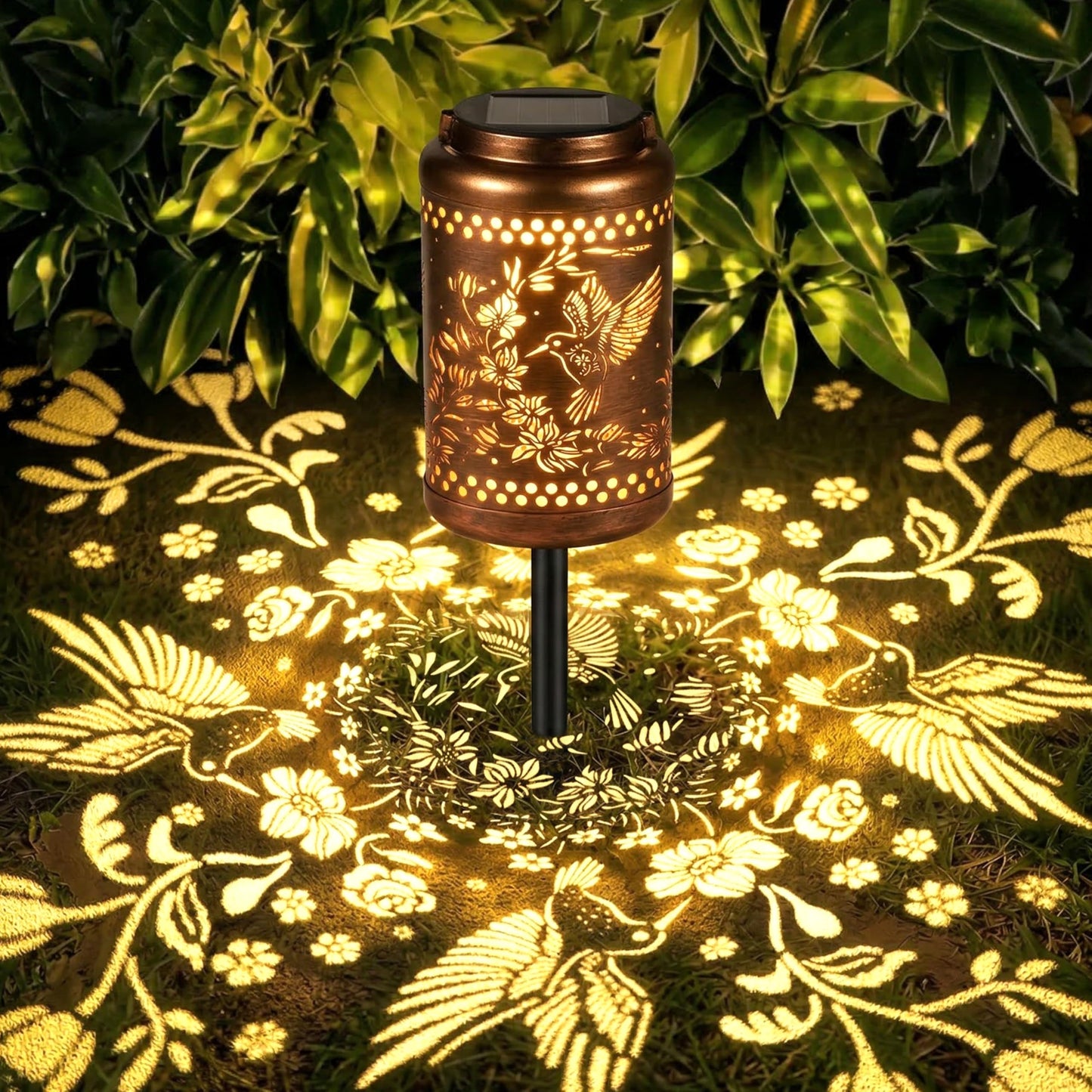 Hummingbird Solar Lanterns Outdoor Waterproof with Ground Stake - Unique Gifts for Women Mom Grandma,Birthday Gifts for Women,House Warming Gift New Home - for Garden Patio Yard Porch Lawn