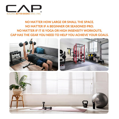 CAP Barbell Elite Olympic Bumper Plate, Black, 45 lb Single