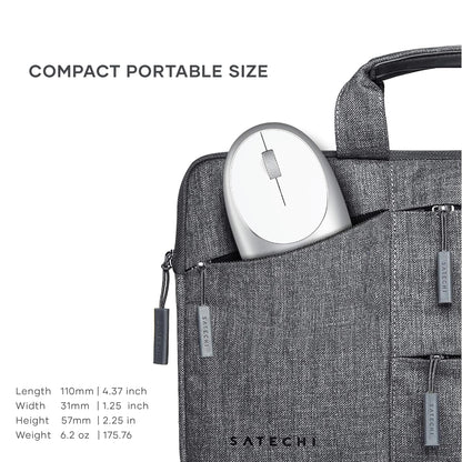 Satechi M1 Wireless Bluetooth Mouse, USB-C Rechargeable, Compact & Portable, for MacBook Air/Pro M4, iPad Air/Pro M4/M3, iPad mini, Mac mini, iMac & Windows - Space Gray