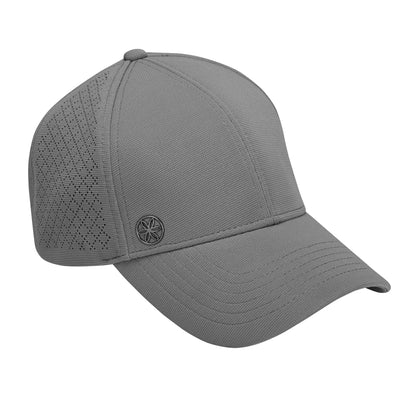 Gaiam Wander Breathable Geo Gray Hat - Cute Women's Baseball Hat for Summer, Lightweight, Adjustable Strap, Moisture-Absorbing Sweatband for Running & Hiking, 6-Panel Ball Cap for Women, Dusk