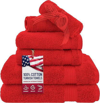 American Veteran Towel, 6 Piece Towel Set