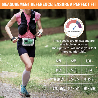WITHYOU 3 Pairs Compression Socks for Women & Men 15-20 mmHg,Best Support for Nurses Running Hiking