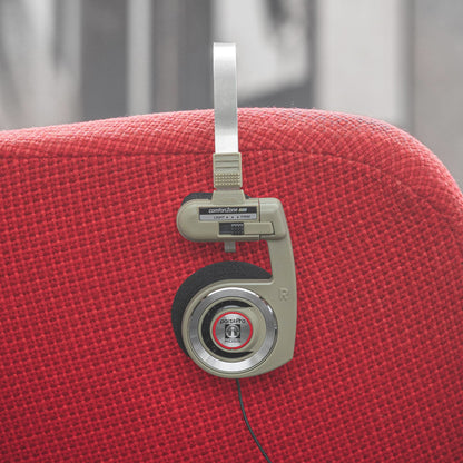 Koss Porta Pro Limited Edition On-Ear Headphones, in-Line Microphone, Volume Control and Touch Remote Control, Retro Style, Includes Hard Carry Case, Wired with 3.5mm Plug, Rhythm Beige