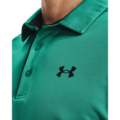 Under Armour Men's Tech Golf Polo, (508) Birdie Green / / Black, 4X-Large