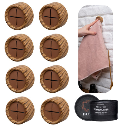 HEFA Towel Hooks, Towel Holder, Dish Towel Holder, Kitchen Organization, Kitchen Towel Hook, Kitchen Towel Holder, Hand Towel Holder, Kitchen Gadgets, Kitchen Essentials, Bathroom Accessories, 4 Pack