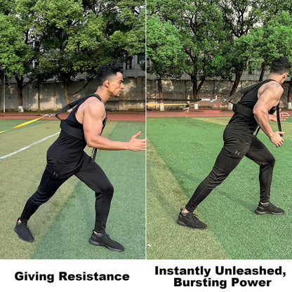 POWER GUIDANCE Speed Training Equipment/Overload Running Resistance & Release, Agility and Speed Equipment for Sprint Running and Football, Basketball, Soccer，Softball