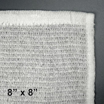White Towel Services 8" x 8" inch Moist Cotton Towel Individually Wrapped