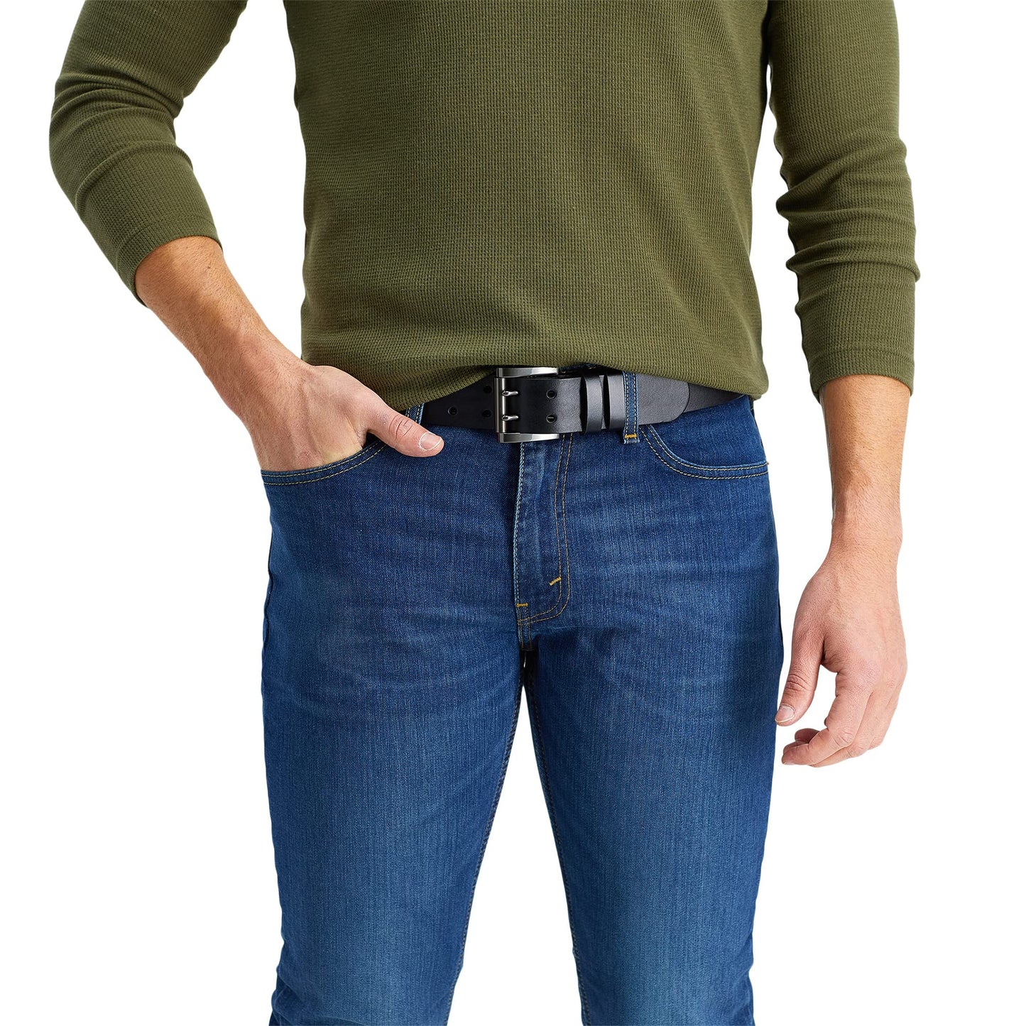 Levi's Men's Double Prong Casual Belt for Jeans