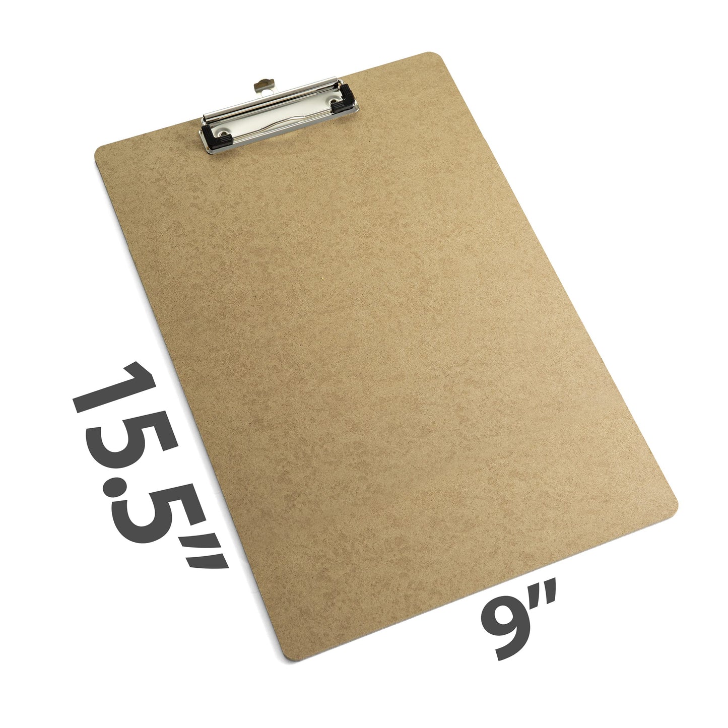 Officemate Recycled Legal Size Wood Clipboard, Low Profile Clip, 12 Pack, Brown (83227)