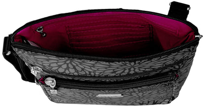 Baggallini Pocket Crossbody Bags for Women 8x8 Small Lightweight Durable Water-resistant Travel Purse W/Rfid