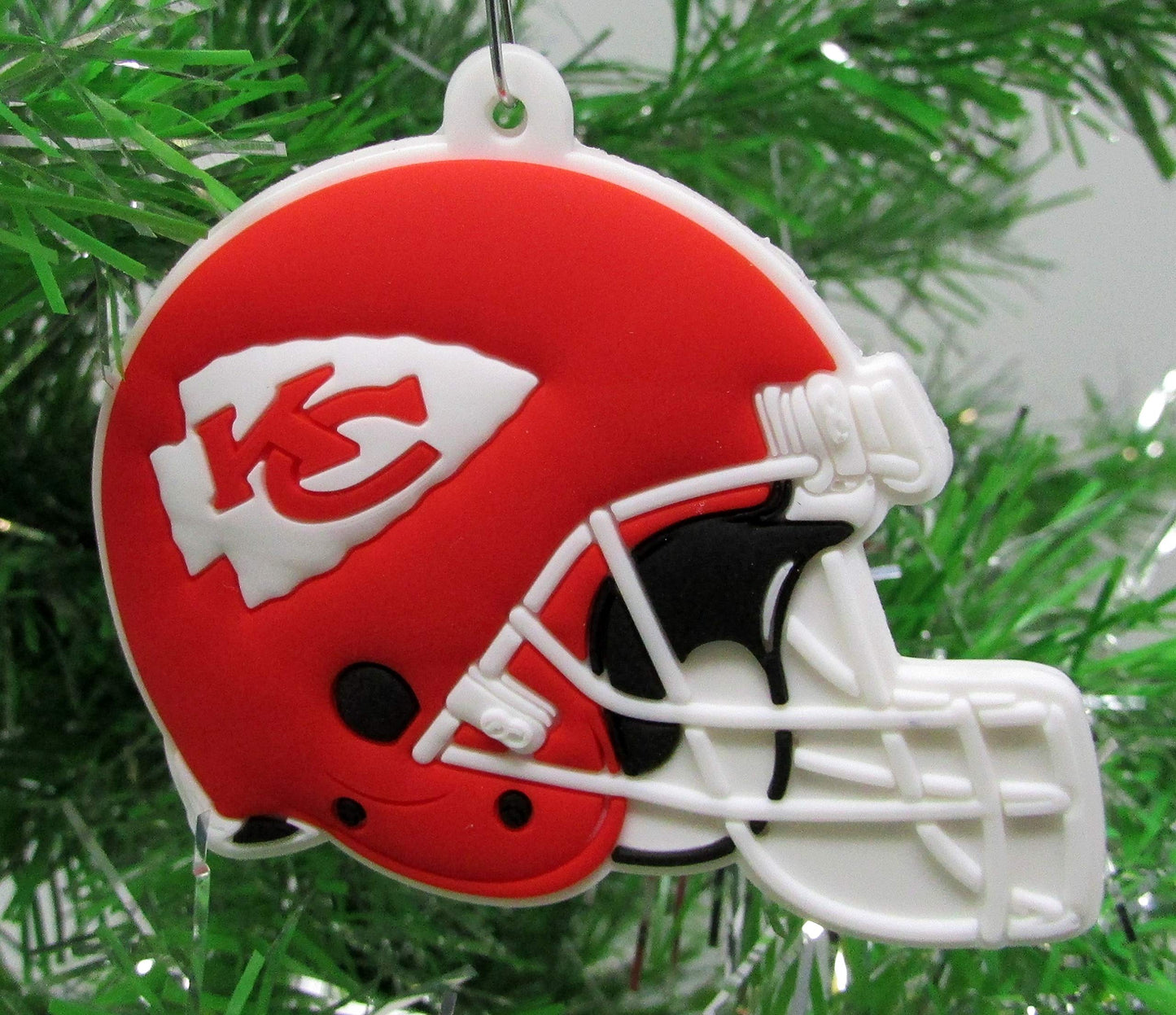 Arrowhead Patrick Mahomes Football Team 6 Piece Christmas Ornament Set (Unique Shatterproof Design)