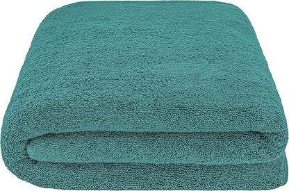 American Soft Linen 100% Cotton 600 GSM Turkish 40x80 Oversized Bath Towel Sheet