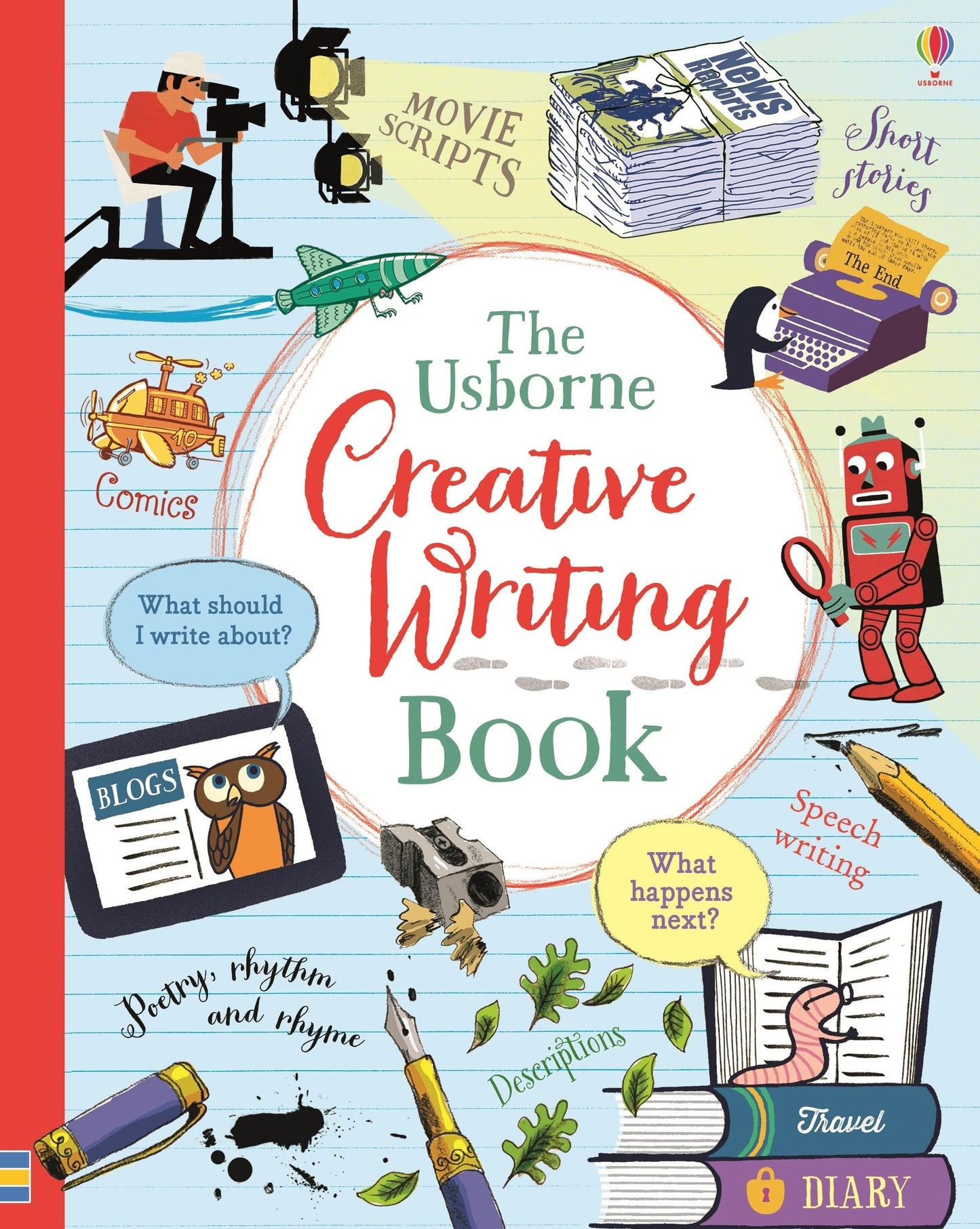 Creative Writing Book: A Fun Guide for Young Writers (Ages 8-10) About Stories, Poems and Comics (Write Your Own)