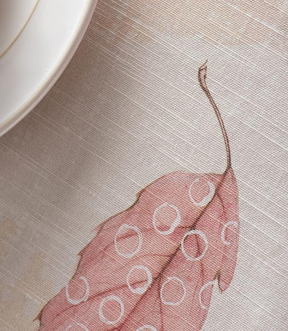 Maison d' Hermine Table Cloth Rectangle Table 100% Cotton 60 x 108 Inches Fall Tablecloth Reusable Everyday Use for Thanksgiving Christmas Decorations Dining Farmhouse Party (Colours of Autumn)