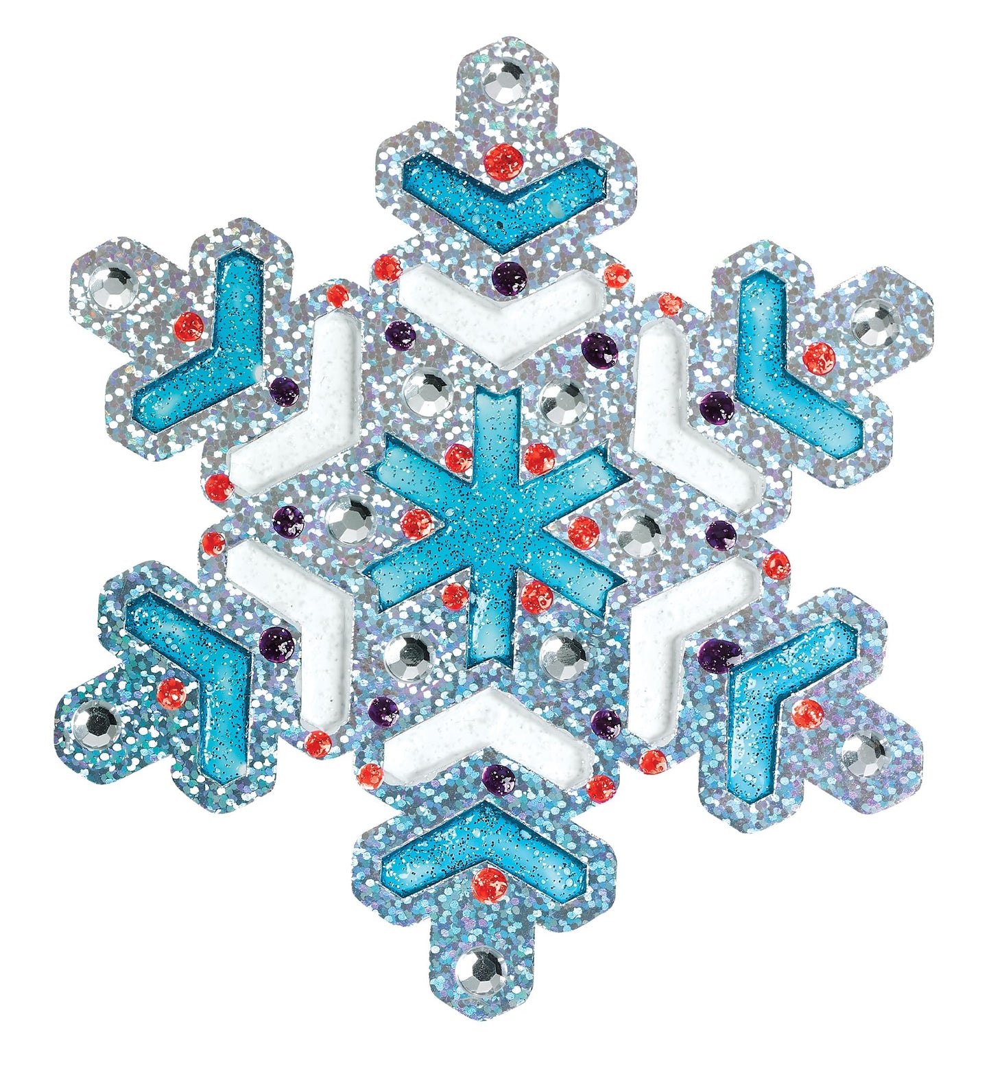 Creativity for Kids Holiday Easy Sparkle Window Art Craft Kit: Create 7 Window Art Designs, Holiday Crafts, Christmas Crafts for Kids, Christmas Activities for Kids (Ages 6+)