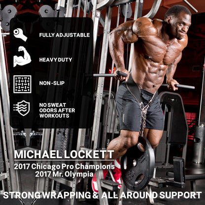 Schiek Leather Dip Belt - Weight Lifting Belt