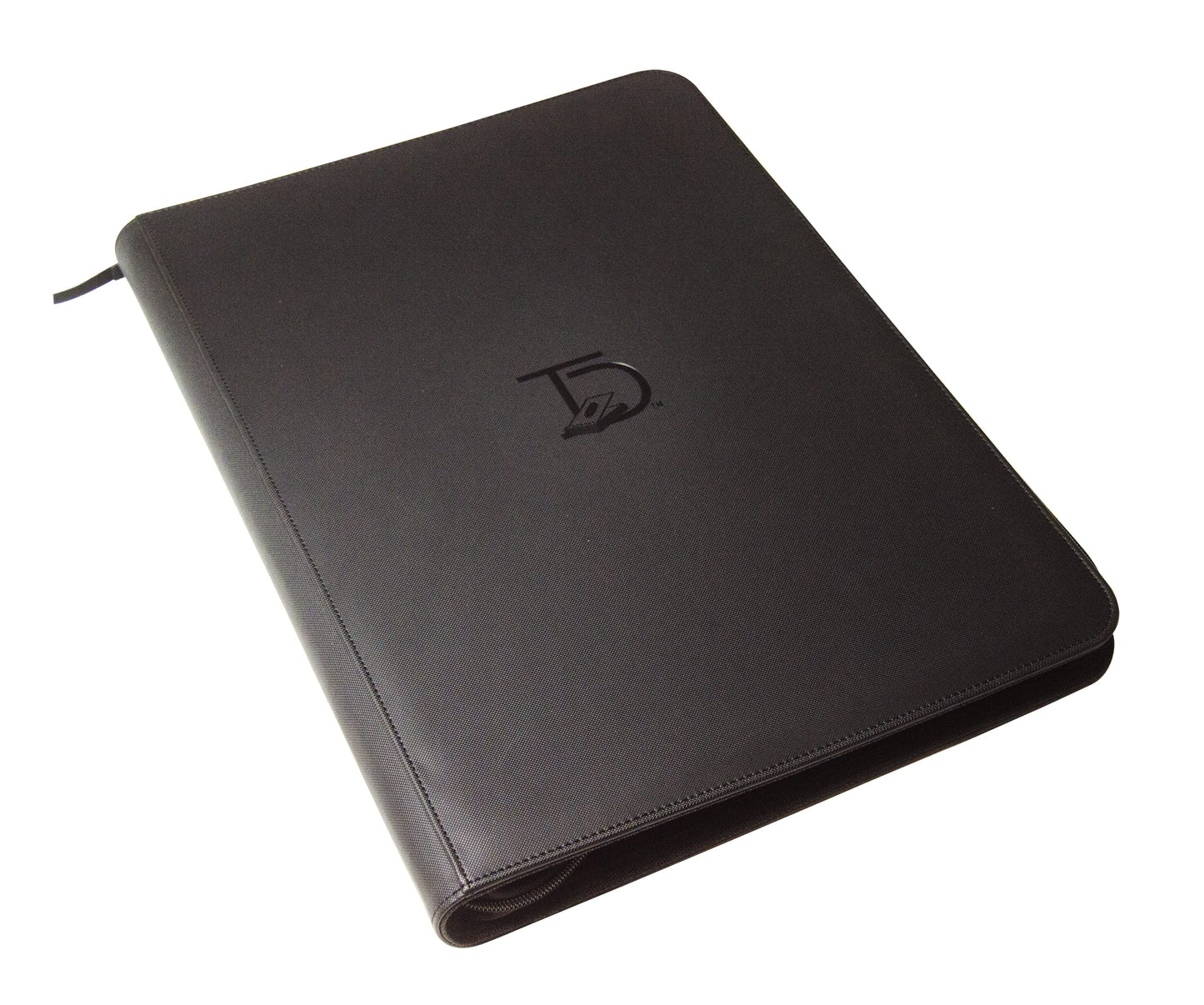 TopDeck 1000 Card Binder - TCG Portfolio - 16 Pocket Card Binder - Ringless Binder Compatible with Pokemon Cards, Yu-Gi-Oh, Magic the Gathering, and More - Side Load Sleeves - Cards Album (Black)