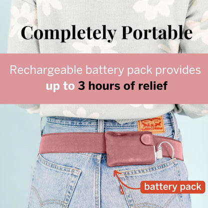 Pixie Period Heating Pad for Cramps - Thinnest Wearable Heating Pad - Unnoticeable Under Clothes - Best Portable Pain Relief Belt Device with Heat On The Market - Hours of Menstrual Pain Relief