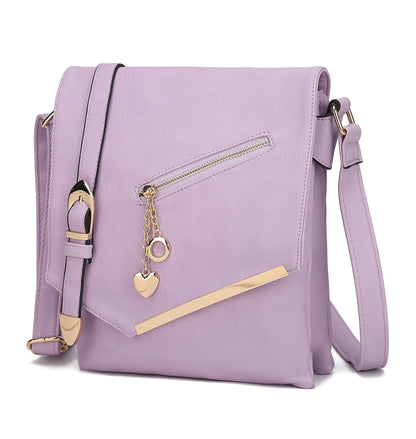 MKF Collection Crossbody Bags for Women, Sling bag Vegan Leather Shoulder bag Ladies Small Purse Handbag by Mia K