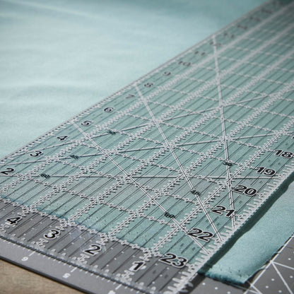 Fiskars Sewing Ruler (6"x 24") - Sewing and Quilting Ruler with Gridlines - Arts and Craft Supplies - Clear/Black