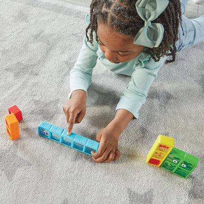 hand2mind Numberblocks One to Five Sensory Bottles, Numbers for Toddlers, Counting Toys, Calming Sensory Fidget Toys, Calm Down Corner Supplies, Social Emotional Learning, Birthday Gifts for Kids