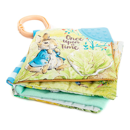 KIDS PREFERRED Peter Rabbit Soft Book with toy, Teether and Crinkle, 5 Inches