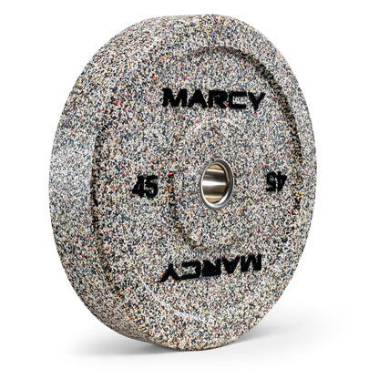 Marcy 2" High Bounce Olympic Bumper Plate for Strength Training Weightlifting Workout Weight 45-lb MCPB-045