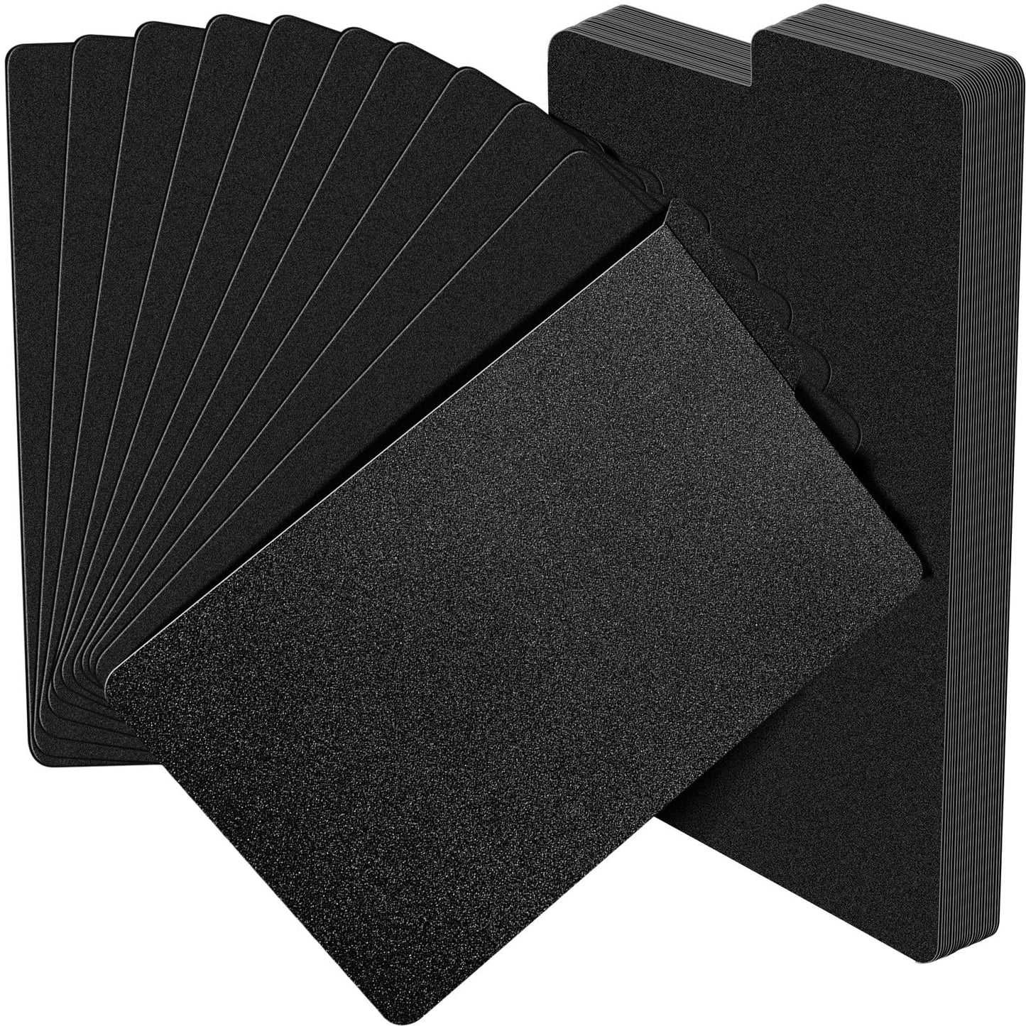 Lewtemi 30 Sheets Comic Book Dividers Tall Boards Dividers Black Comic Box Separators for Short or Long Cartoon Book Storage Boxes Office Supplies, 7 1/4 x 11 1/4 Inches