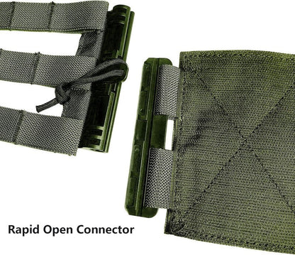 Tactical Skeletal Quick Release Cummerbund - Molle Vest Plate Carrier Strap | Adjustable Fit & Durable Design