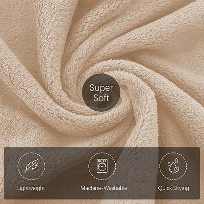 TENSTARS Silk Hemming Bath Towels