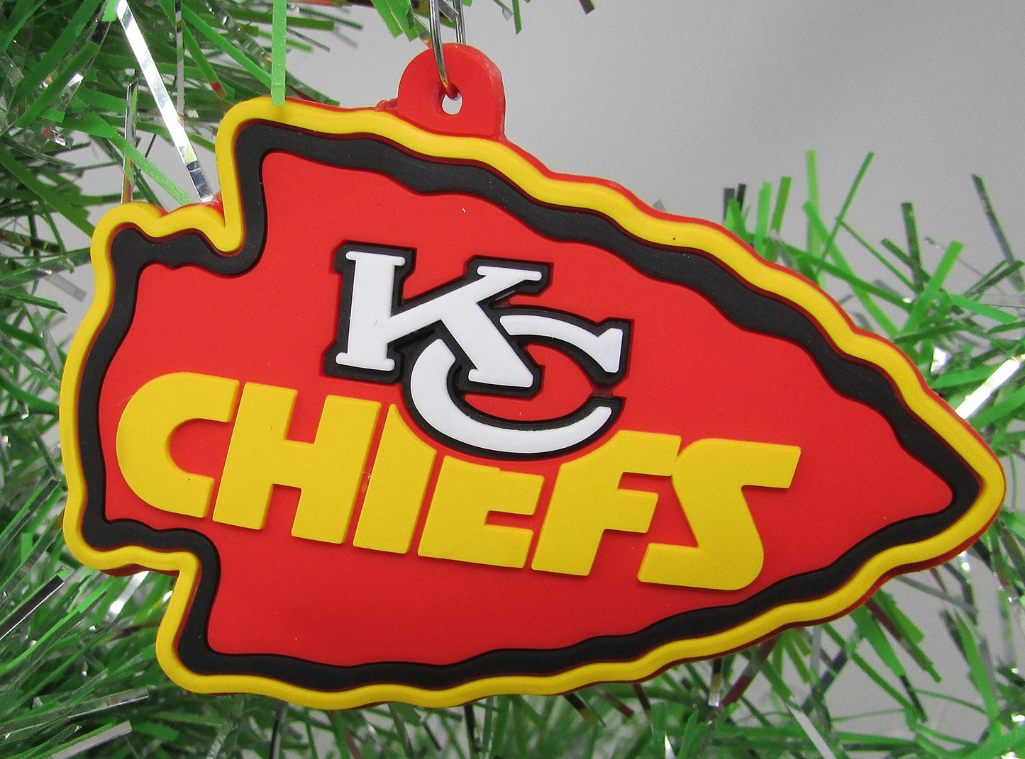 Arrowhead Patrick Mahomes Football Team 6 Piece Christmas Ornament Set (Unique Shatterproof Design)