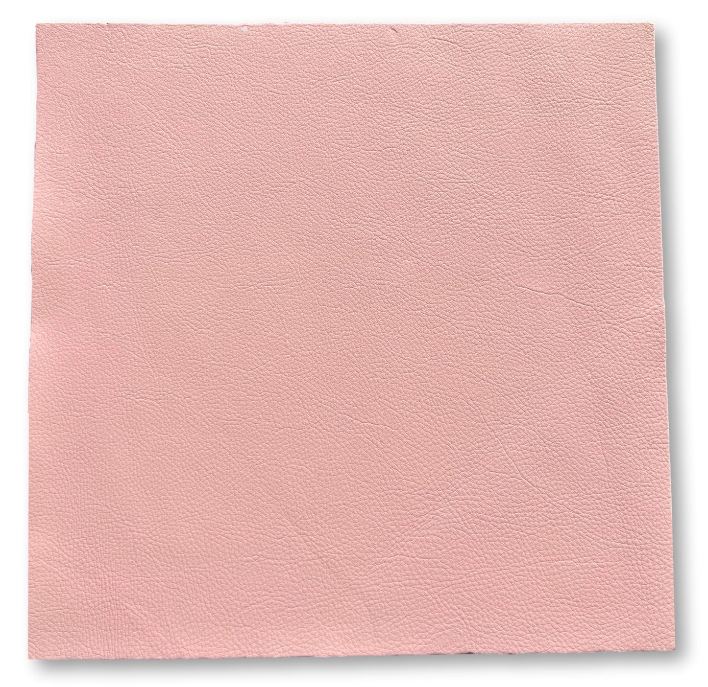Natural Grain Cow Leathers: 12'' x 12'' Pre-Cut Leather Pieces (Pink, 1 Piece)
