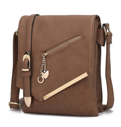 MKF Collection Crossbody Bags for Women, Sling bag Vegan Leather Shoulder bag Ladies Small Purse Handbag by Mia K